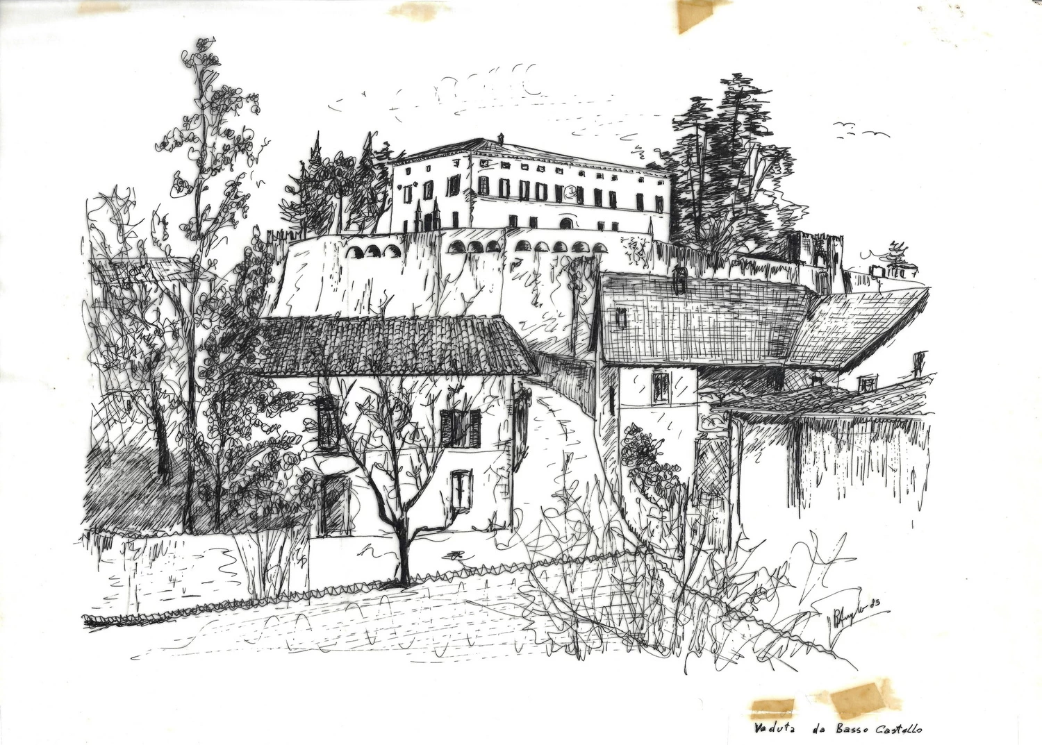 Veduta di Basso Castello