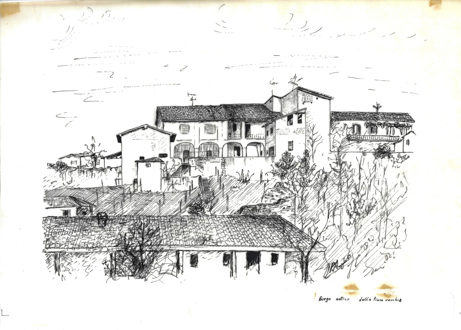 Borgo antico dalla Pieve Vecchia
